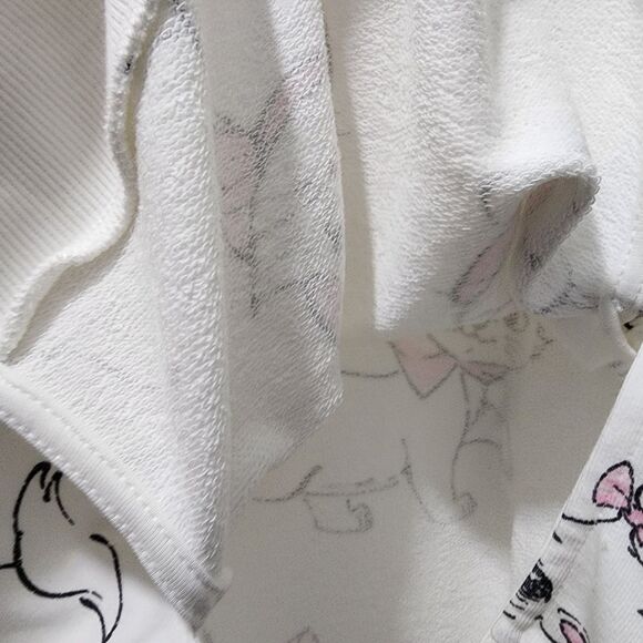 H&M Disney Girls Aristocats Marie French Terry Sweatshirt Size 12/14 NEW w/ Tags - Picture 8 of 10